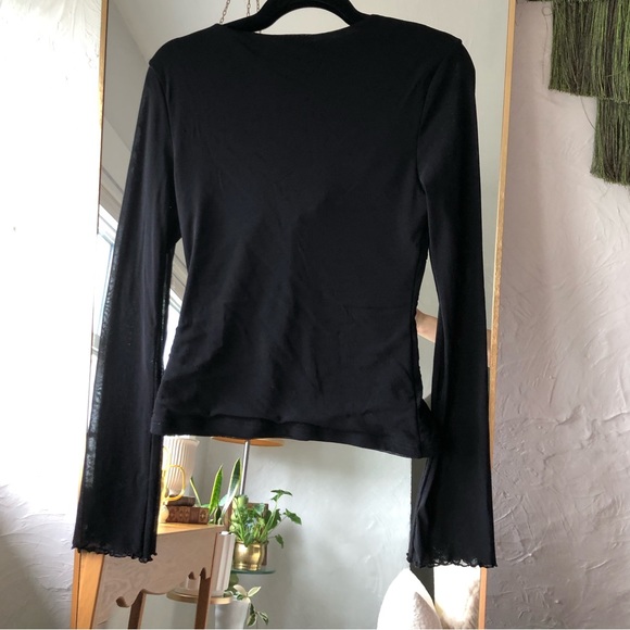 Vtg 90s Mesh Long Sleeve - Picture 6 of 8